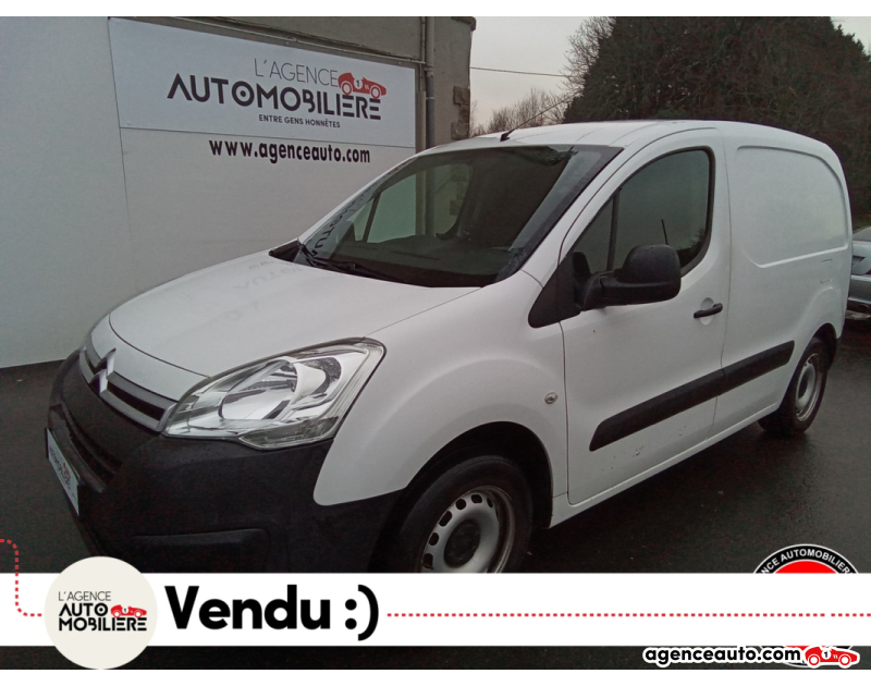 Achat voiture occasion, Auto occasion pas cher | Agence Auto Citroen Berlingo 1.6 HDI 75 CLUB Blanc Année 2016 Manuelle Diesel